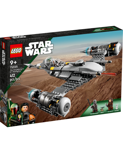 Конструктор LEGO Star Wars - Изтребител на мандалорианеца (75325) - 1