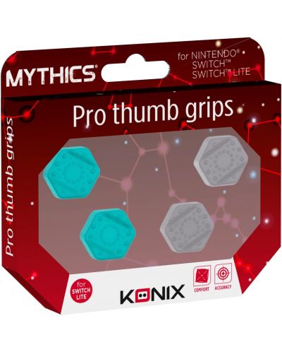 Аксесоар Konix - Mythics Thumb Grips (Nintendo Switch/Lite) - 1