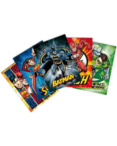 Комплект пощенски картички ABYstyle DC Comics: Justice League - Justice League of America, 5бр. - 1