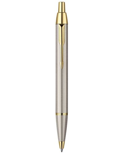 Комплект химикалка Parker IM Professionals - С ролер, златисто покритие, с кутия - 3