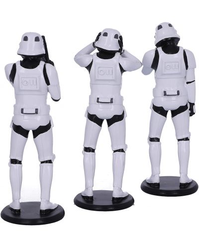 Комплект Статуетки Nemesis Now Star Wars: Original Stormtrooper - Three Wise Stormtroopers, 14 cm - 3