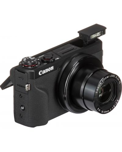 Компактен фотоапарат Canon - Powershot G7X III, Battery kit, черен - 7