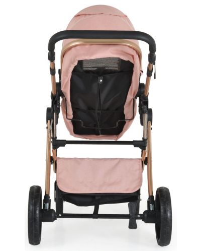 Комбинирана детска количка 2 в 1 Moni - Polly, розова - 5
