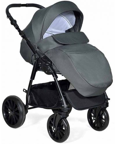 Комбинирана детска количка 2в1 Baby Giggle - Toronto, тъмносива - 2