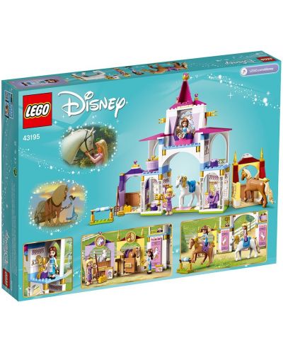 Конструктор LEGO Disney Princess - Кралските конюшни на Бел и Рапунцел (43195) - 2