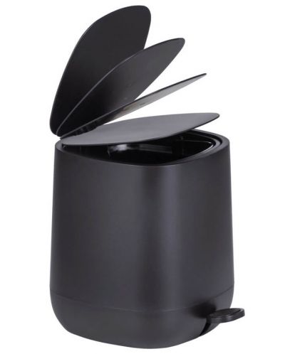 Кош за баня Wenko - Davos, 5 L, 23.5 х 26 х 27.5 cm, черен мат - 1