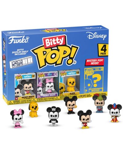 Комплект мини фигури Funko Bitty POP! Disney Classics - 4-Pack (Series 1) - 1