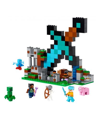 Конструктор LEGO Minecraft - Базата на меча (21244) - 3