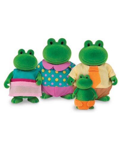 Комплект фигурки Battat Lil' Woodzeez - Семейство жабки - 1