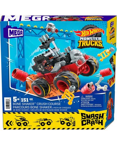 Конструктор Hot Wheels Monster Truck - Bone Shaker Crush Course - 1
