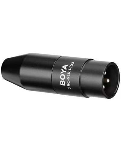 Конвертор Boya - 35C-XLR Pro, 3.5 mm TRS/XLR, черен - 3
