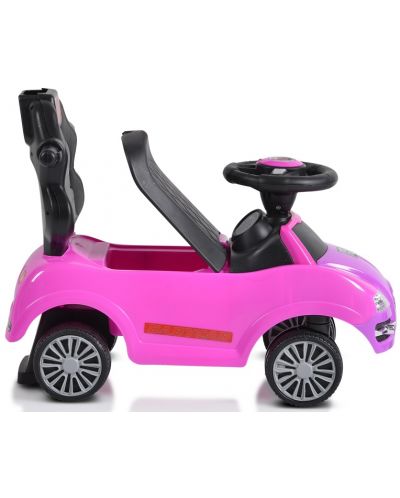 Кола с дръжка Moni - Rider, розова - 7