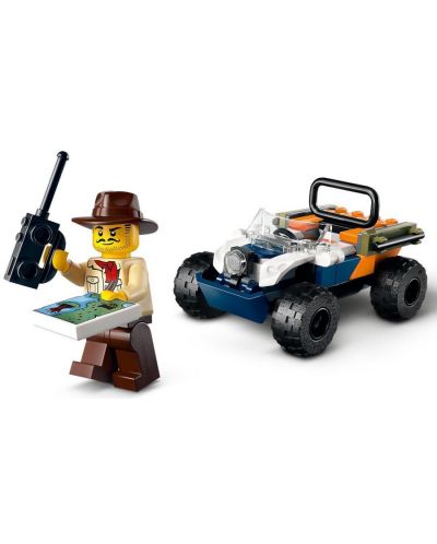 Конструктор LEGO City - Изследовател на джунглата с ATV (60424) - 3