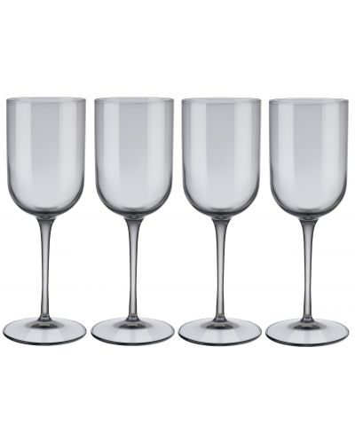 Комплект от 4 чаши за вино Blomus - Fuum, 280 ml, сиви - 1