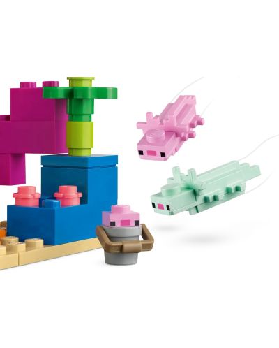 Конструктор LEGO Minecraft - Къща-аксолотъл (21247) - 4