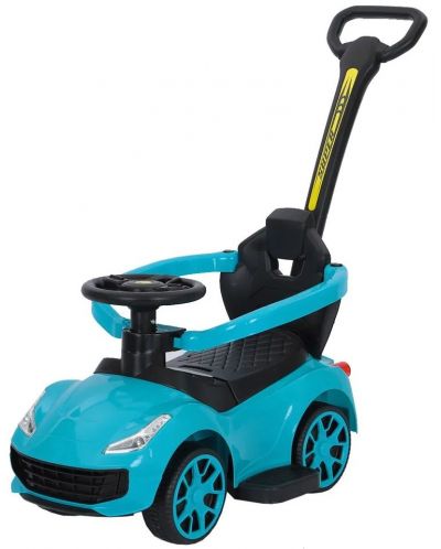 Кола за возене Ocie - Ride-On B Super, с родителски контрол, синя - 1