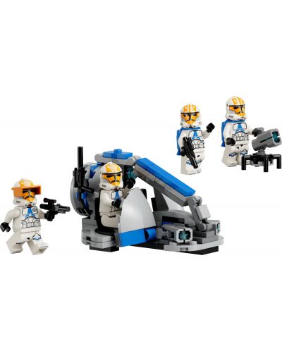 Конструктор LEGO Star Wars - Боен пакет, Клонинг щурмовак на Асока от 332 легион (75359) - 3
