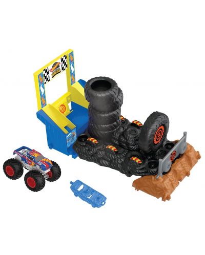 Комплект Hot Wheels Monster Trucks - Световна арена, Smash Race Challenge - 2