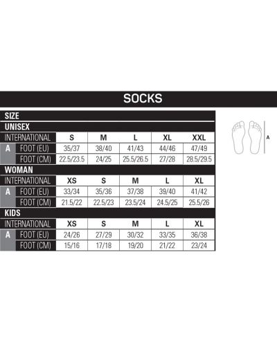 Комплект чорапи Mico - Lightweight Extra Dry, 3 чифта , черни - 2