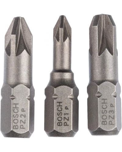 Комплект Bosch - Extra-Hard Bit (PZ), 3 части - 1