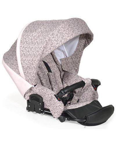 Комбинирана детска количка 2в1 Baby Giggle - Mio, розова - 5