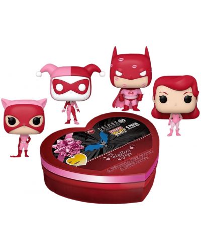 Комплект мини фигури Funko Pocket POP! DC Comics: Batman - Mystery Box (Valentine's Day) (Special Edition) - 1