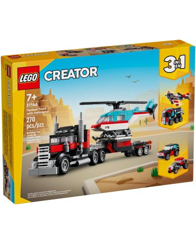 Конструктор LEGO Creator 3 в 1 - Камион с хеликоптер (31146) - 1