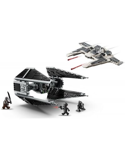 Конструктор LEGO Star Wars - Мандалорски изтребител срещу Тай прехващач (75348) - 4