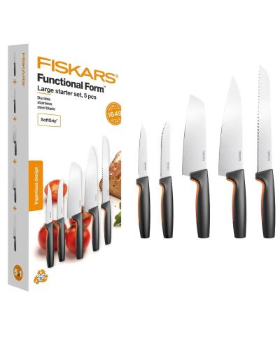 Комплект ножове Fiskars - Functional Form, 5 броя - 3