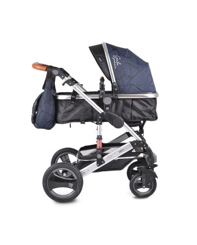 Комбинирана детска количка Moni - Gala, Premium Azure - 3