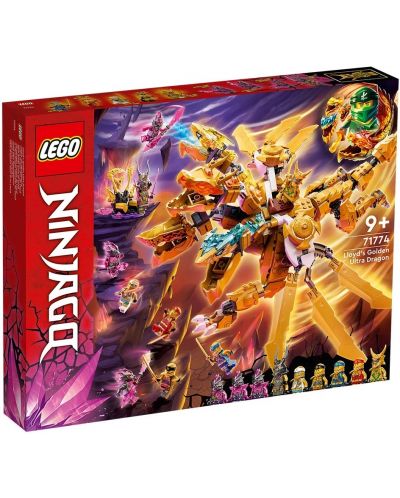 Конструктор LEGO Ninjago - Златният ултра дракон на Lloyd (71774) - 1