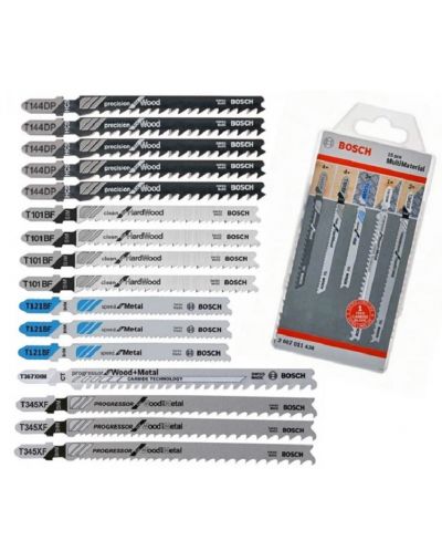 Комплект ножчета Bosch - MultiMaterial, 15 части - 2