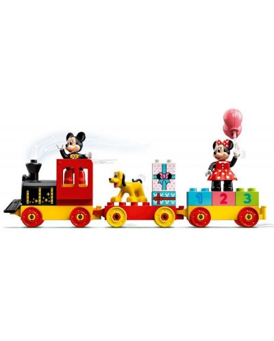 Конструктор LEGO Duplo Disney - Влак за рождения ден на Mickey и Minnie (10941) - 4