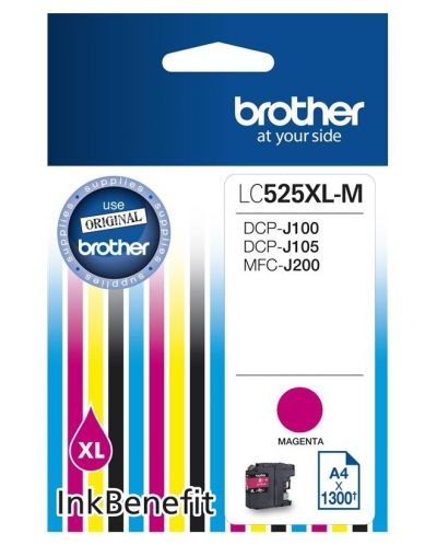 Консуматив Brother - LC-525 XL, за DCP-J105/MFC-J200, Magenta - 1