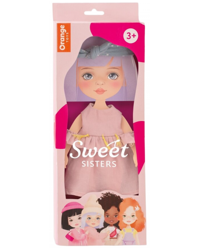 Комплект дрехи за кукла Orange Toys Sweet Sisters - Рокля с пискюли - 1