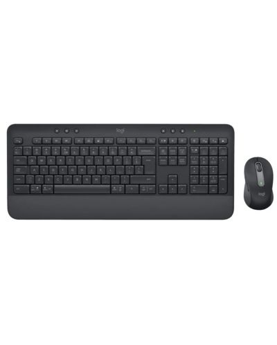 Комплект клавиатура и мишка Logitech - Signature MK650, безжичен, графит - 1