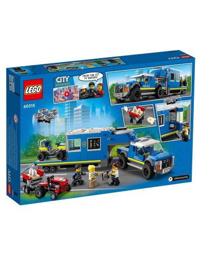 Конструктор LEGO City - Полицейски мобилен команден център в камион (60315) - 2
