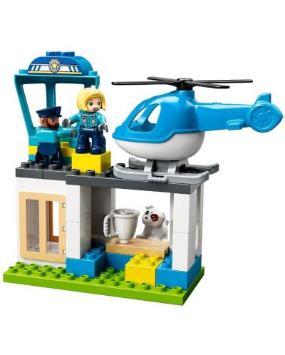Конструктор LEGO Duplo Town - Полицейски участък и хеликоптер (10959) - 4