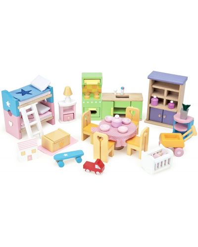 Комплект обзавеждане за куклена къща Le Toy Van