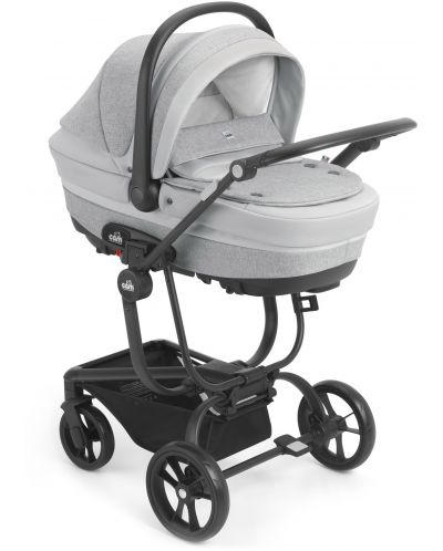 Комбинирана бебешка количка Cam - Taski Fashion, сol. 792, светлосива - 1