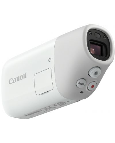 Компактен фотоапарат Canon - PowerShot Zoom Essential kit, бял - 4