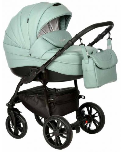 Комбинирана детска количка 2в1 Baby Giggle - Indigo Special, зелена - 1