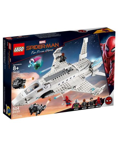 Конструктор Lego Marvel Super Heroes - Stark Jet and the Drone Attack (76130) - 1