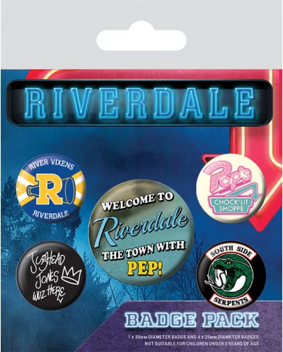Комплект значки Pyramid Television: Riverdale - Icons - 1