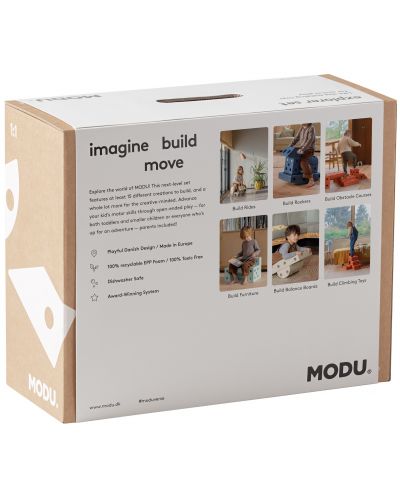 Комплект за игра Modu - Explorer set, морско стъкло-тревисто зелено - 3