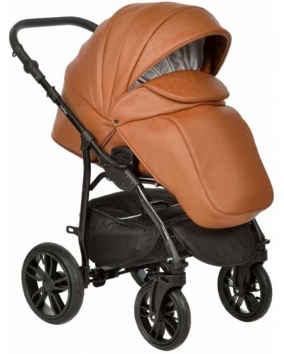Комбинирана детска количка 3в1 Baby Giggle - Indigo Special, кафява - 3