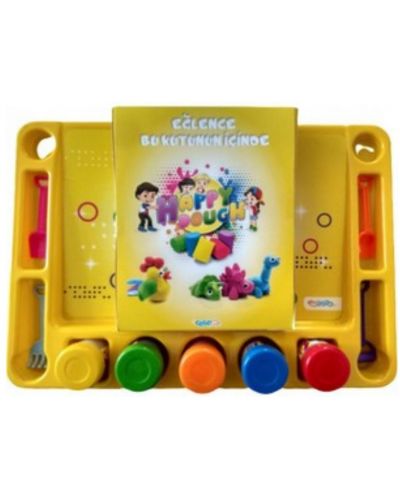 Комплект пластилин Cese Toys - Happy Play Dough, Maxi, асортимент - 1