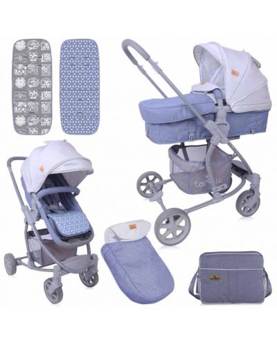 Комбинирана детска количка 2в1 Lorelli - Aster, Grey