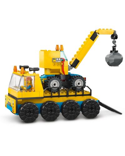 Конструктор LEGO City - Строителна площадка с камиони (60391) - 5