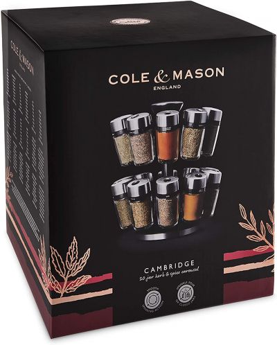 Комплект за подправки Cole & Mason - HERB & SPICE, 20 части + стойка - 5